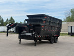 Horizon 16' HRD GN Roll off Bundle (2) 10k Axles + 3 Bins w/ 4' Walls 014954 - Stryker Dealership Group