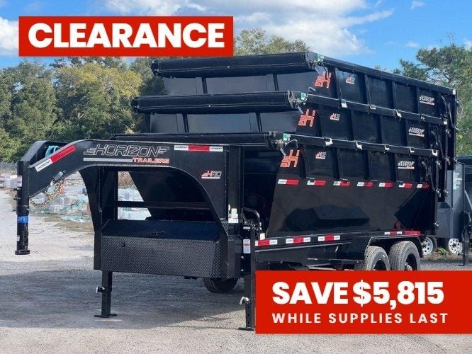 Horizon 16' HRD GN Roll off Bundle (2) 10k Axles + 3 Bins w/ 4' Walls 016075 - Stryker Dealership Group