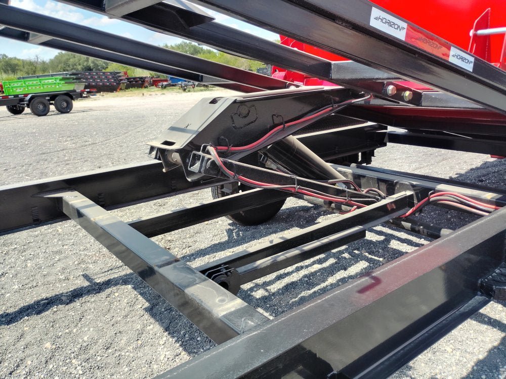 Horizon 16' HRD GN Roll off Bundle (2) 10k Axles + 3 Bins w/ 4' Walls 9523-A - Stryker Dealership Group