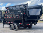 Horizon 16' HRD GN Roll off Bundle (2) 10k Axles + 3 Bins w/ 4' Walls 9523-C - Stryker Dealership Group