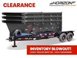 Horizon 16' RDZ BP Roll off Bundle (2) 7k Axles + 3 Bins w/ 4' Walls 1930 - B - Stryker Dealership Group