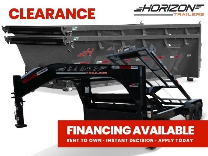 Horizon 16' RDZ GN Roll off Bundle (2) 7k Axles + 2 Bin w/ 4' Walls 11137 - Stryker Dealership Group