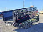 Horizon 16' RDZ GN Roll off Bundle (2) 7k Axles + 3 Bins w/ 4' Walls 007410 - Stryker Dealership Group