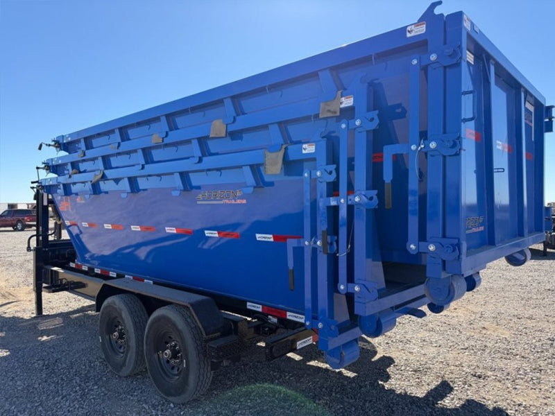 Horizon 16' RDZ GN Roll off Bundle (2) 7k Axles + 3 Bins w/ 4' Walls 015004 - Stryker Dealership Group