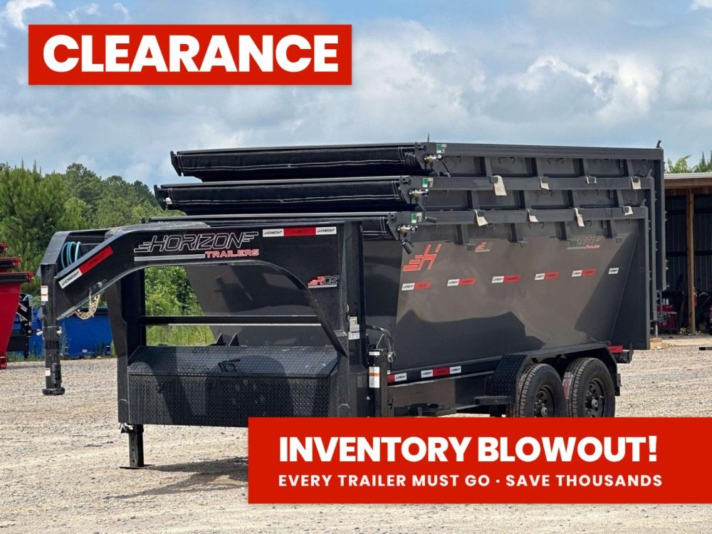 Horizon 16' RDZ GN Roll off Bundle (2) 7k Axles + 3 Bins w/ 4' Walls 016366 - Stryker Dealership Group