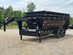 Horizon 16' RDZ GN Roll off Bundle (2) 7k Axles + 3 Bins w/ 4' Walls 3892-A - Stryker Dealership Group