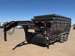 Horizon 16' RDZ GN Roll off Bundle (2) 7k Axles + 3 Bins w/ 4' Walls 3892 - C - Stryker Dealership Group