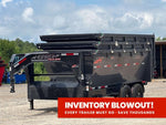 Horizon 16' RDZ GN Roll off Bundle (2) 8k Axles + 3 Bins w/ 4' Walls 011786 - Stryker Dealership Group