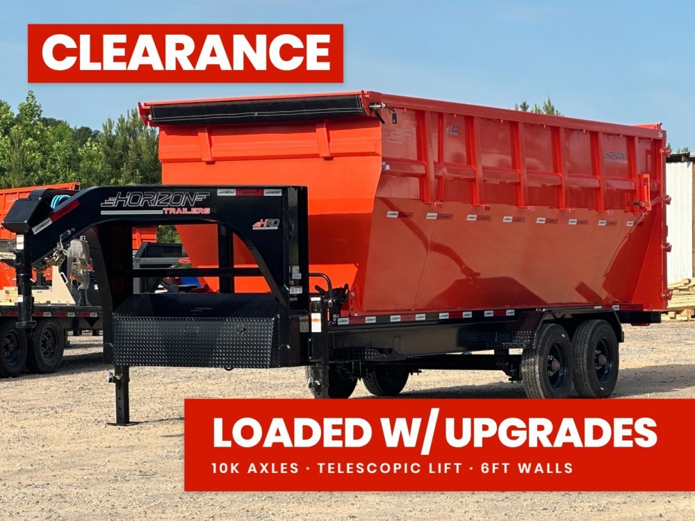 Horizon 20' HRD GN Roll off Bundle (2) 10k Axles + 1 Bin w/ 6' Walls 003992 - Stryker Dealership Group