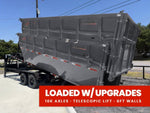 Horizon 20' HRD GN Roll off Bundle (2) 10k Axles + 2 Bins w/ 6' Walls 0096-B - Stryker Dealership Group