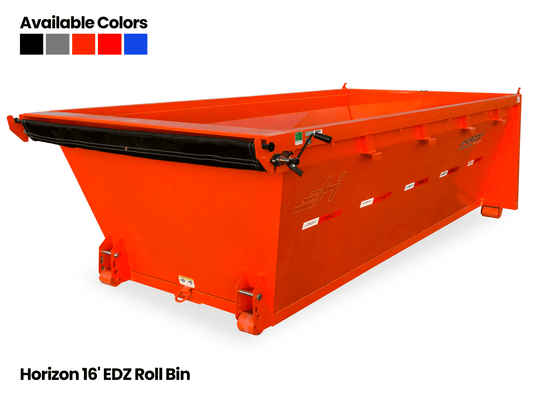 Horizon EDZ Roll Off Bins 14'-20' 4ft walls - Stryker Dealership Group