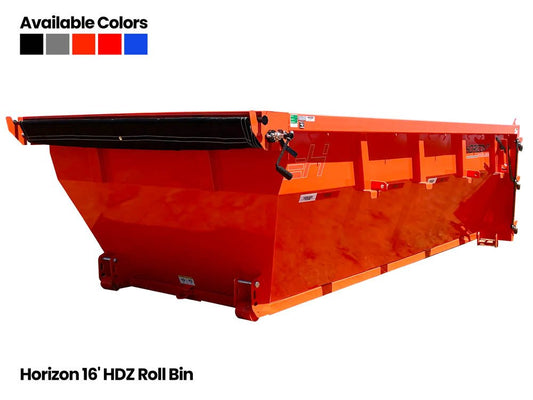 Horizon HDZ Roll Off Bins 14'-20' 4ft walls - Stryker Dealership Group