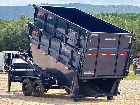Horizon 14' HRD GN Roll off Bundle (2) 10k Axles + 2 Bins w/ 4' Walls - Roll Off Packages/14' Gooseneck - Stryker Dealership Group