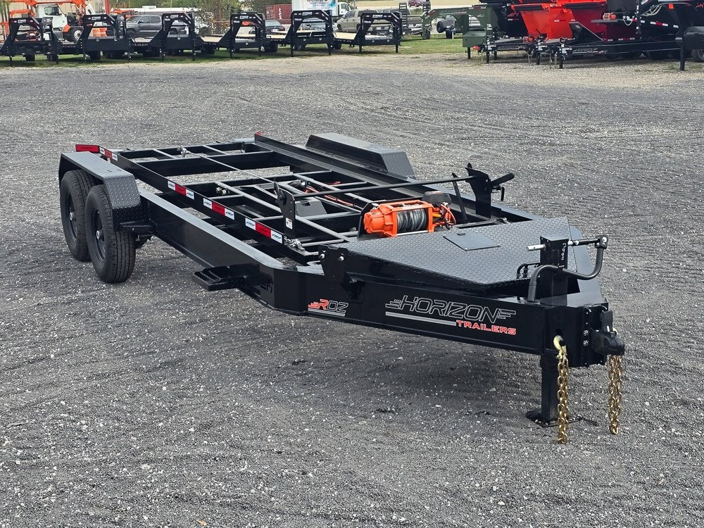 Horizon 14' RDZ BP Roll Off Base (2) 7k Axles - Roll Off Base Trailer/RO 14' Bumper Pull - Stryker Dealership Group