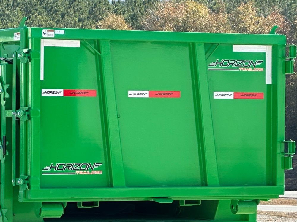 Horizon 14' RDZ BP Roll off Bundle (2) 7k Axles + 1 Bin w/ 4' Walls - Roll Off Packages/RO 14' Bumper Pull - Stryker Dealership Group