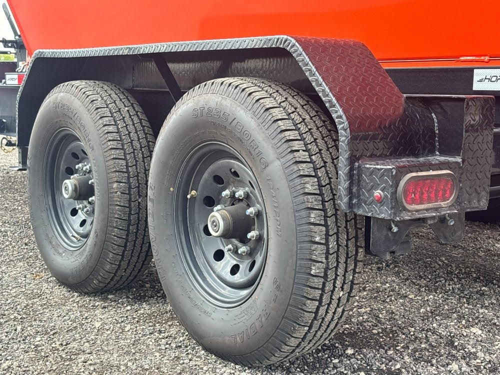 Horizon 14' RDZ BP Roll off Bundle (2) 7k Axles + 2 Bins w/ 4' Walls - Roll Off Packages/14' Bumper Pull - Stryker Dealership Group