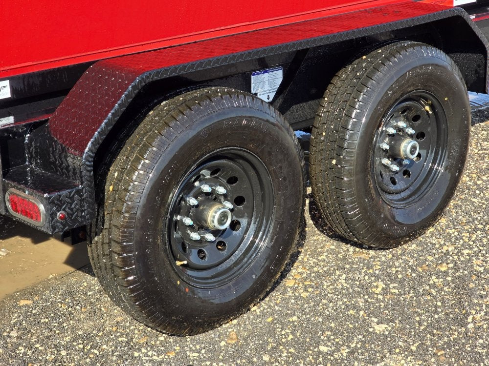 Horizon 14' RDZ BP Roll off Bundle (2) 7k Axles + 2 Bins w/ 4' Walls - Roll Off Packages/RO 14' Bumper Pull - Stryker Dealership Group