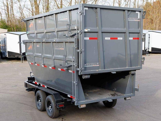 Horizon 14' RDZ BP Roll off Bundle (2) 7k Axles + 2 Bins w/ 6' Walls - Roll Off Packages/RO 14' Bumper Pull - Stryker Dealership Group