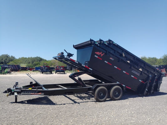 Horizon 14' RDZ BP Roll off Bundle (2) 7k Axles + 3 Bins w/ 4' Walls - Roll Off Packages/14' Bumper Pull - Stryker Dealership Group