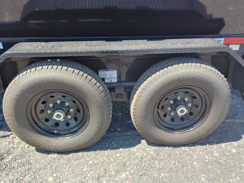 Horizon 14' RDZ BP Roll off Bundle (2) 7k Axles + 3 Bins w/ 4' Walls - Roll Off Packages/14' Bumper Pull - Stryker Dealership Group