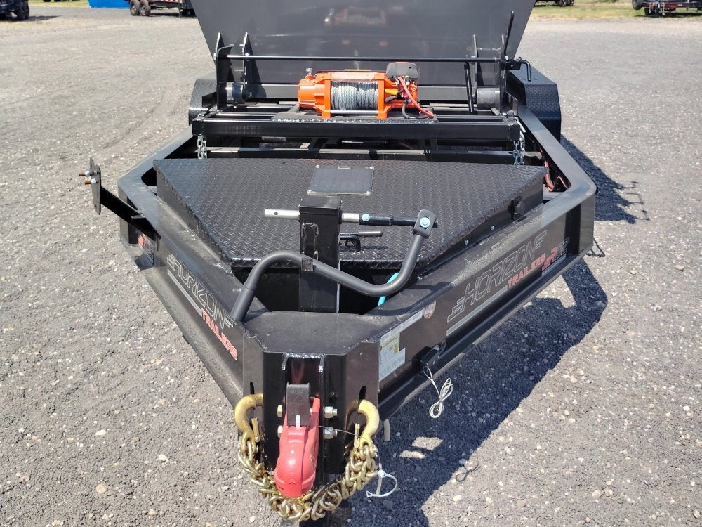 Horizon 14' RDZ BP Roll off Bundle (2) 7k Axles + 3 Bins w/ 4' Walls - Roll Off Packages/14' Bumper Pull - Stryker Dealership Group