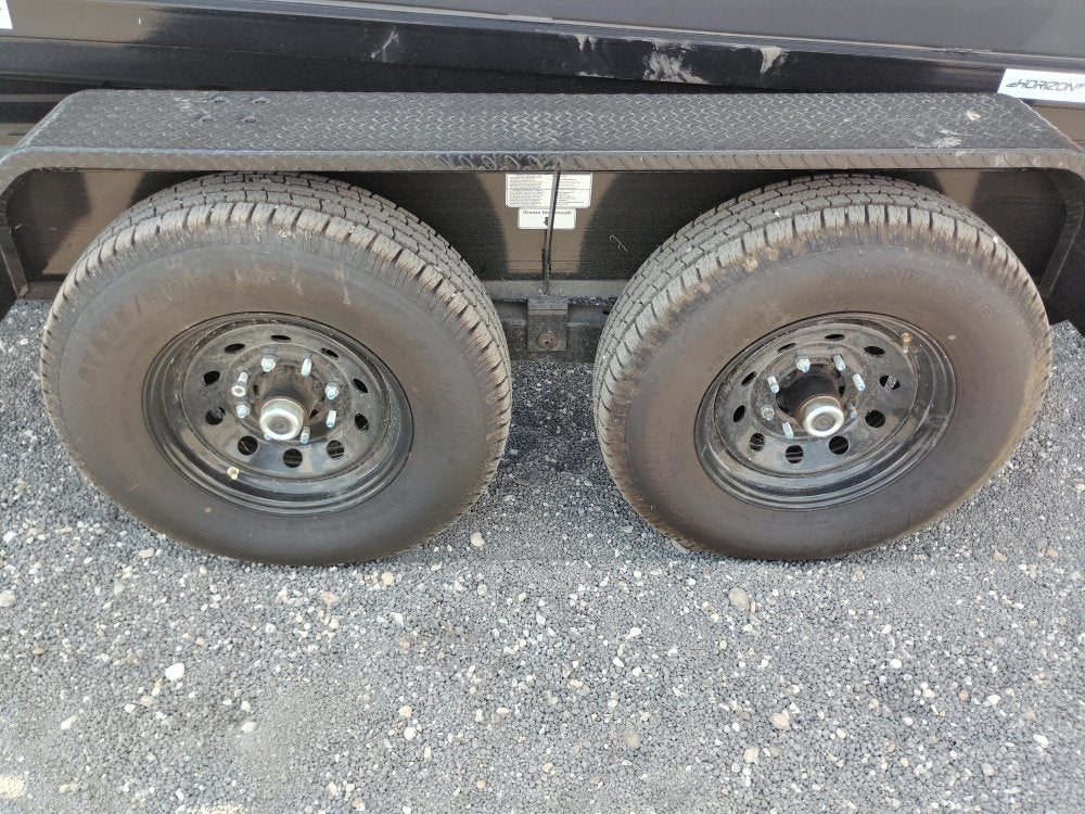 Horizon 14' RDZ BP Roll off Bundle (2) 7k Axles + 3 Bins w/ 4' Walls - Roll Off Packages/14' Bumper Pull - Stryker Dealership Group