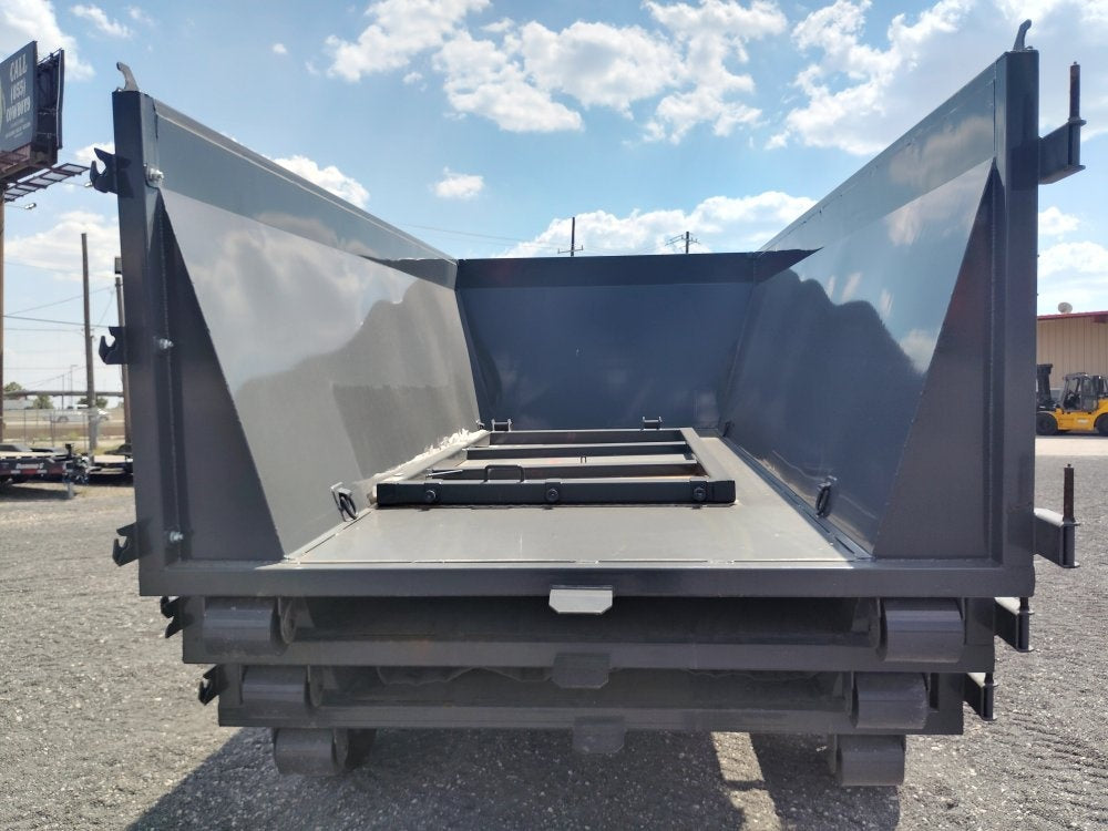 Horizon 14' RDZ BP Roll off Bundle (2) 7k Axles + 3 Bins w/ 4' Walls - Roll Off Packages/14' Bumper Pull - Stryker Dealership Group