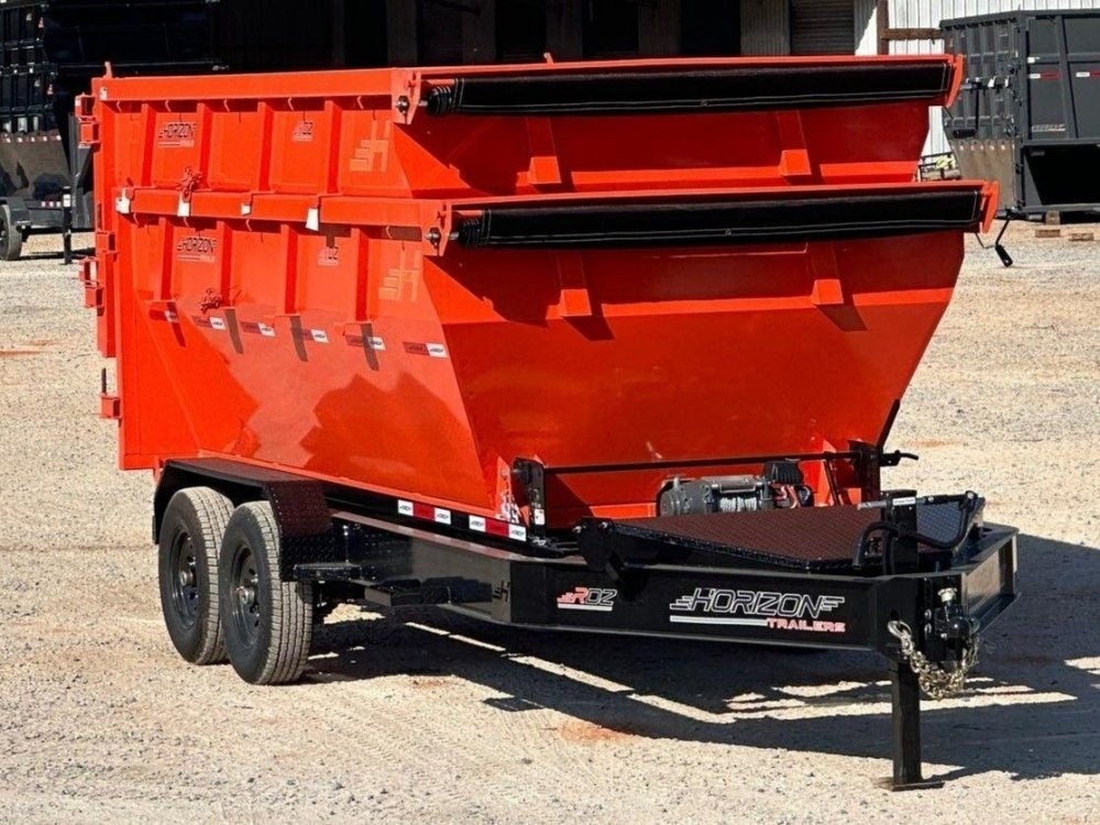 Horizon 14' RDZ BP Roll off Bundle (2) 7k Axles + 3 Bins w/ 4' Walls - Roll Off Packages - Stryker Dealership Group