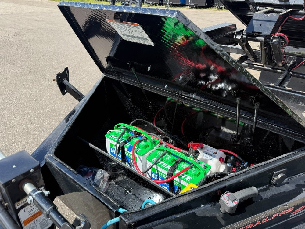 Horizon 14' RDZ BP Roll off Bundle (2) 7k Axles + 3 Bins w/ 4' Walls - Roll Off Packages/RO 14' Bumper Pull - Stryker Dealership Group