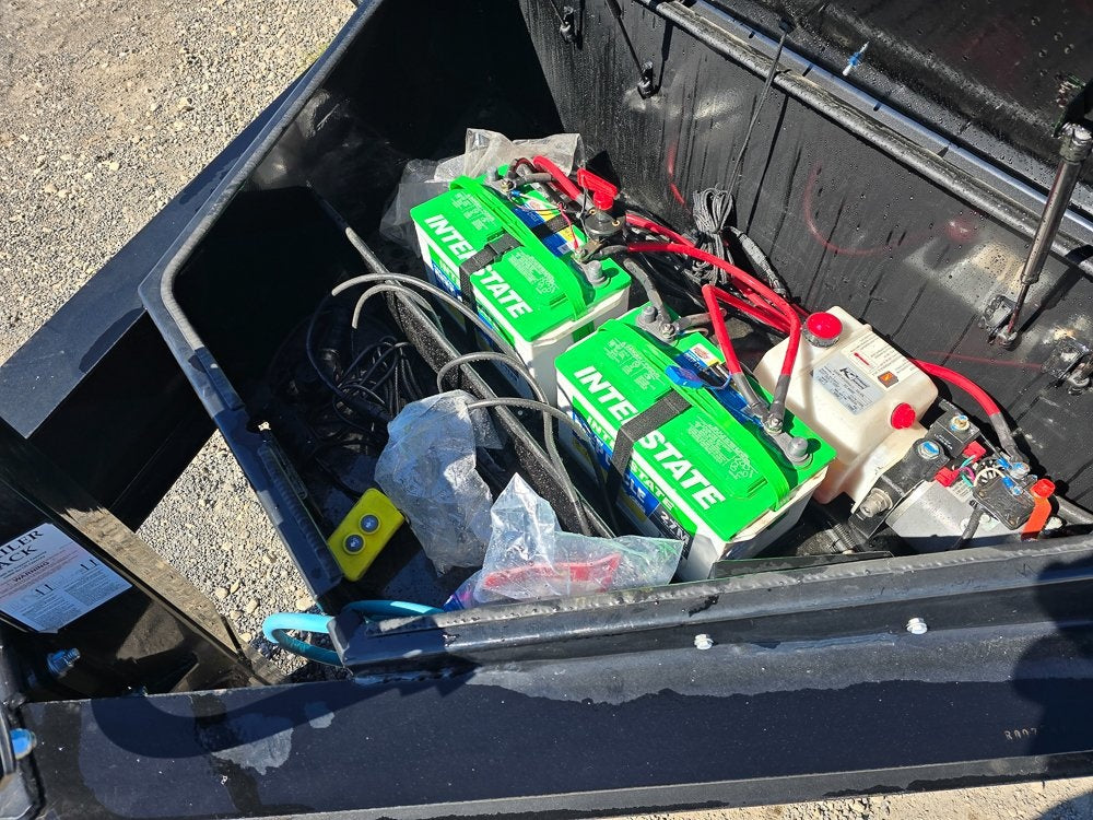 Horizon 14' RDZ BP Roll off Bundle (2) 7k Axles + 3 Bins w/ 4' Walls - Roll Off Packages/RO 14' Bumper Pull - Stryker Dealership Group