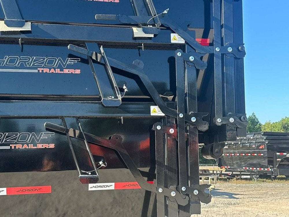 Horizon 14' RDZ BP Roll off Bundle (2) 7k Axles + 3 Bins w/ 4' Walls - Roll Off Packages/RO 14' Bumper Pull - Stryker Dealership Group