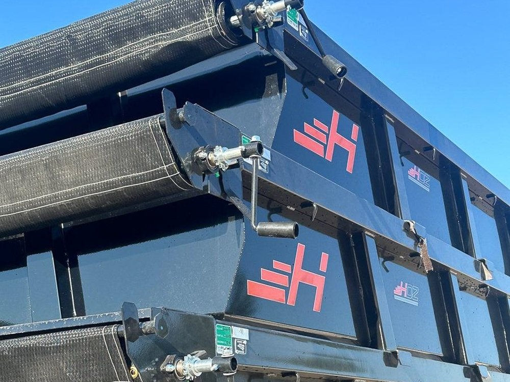 Horizon 14' RDZ BP Roll off Bundle (2) 7k Axles + 3 Bins w/ 4' Walls - Roll Off Packages/RO 14' Bumper Pull - Stryker Dealership Group