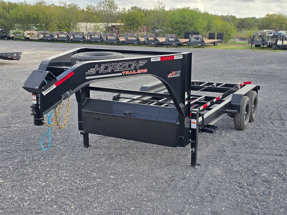 Horizon 14' RDZ GN Roll Off Base (2) 7k Axles - Roll Off Base Trailer/RO 14' Gooseneck - Stryker Dealership Group