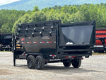 Horizon 14' RDZ GN Roll off Bundle (2) 7k Axles + 3 Bins w/ 4' Walls - Roll Off Packages - RO 14' Gooseneck - Stryker Dealership Group