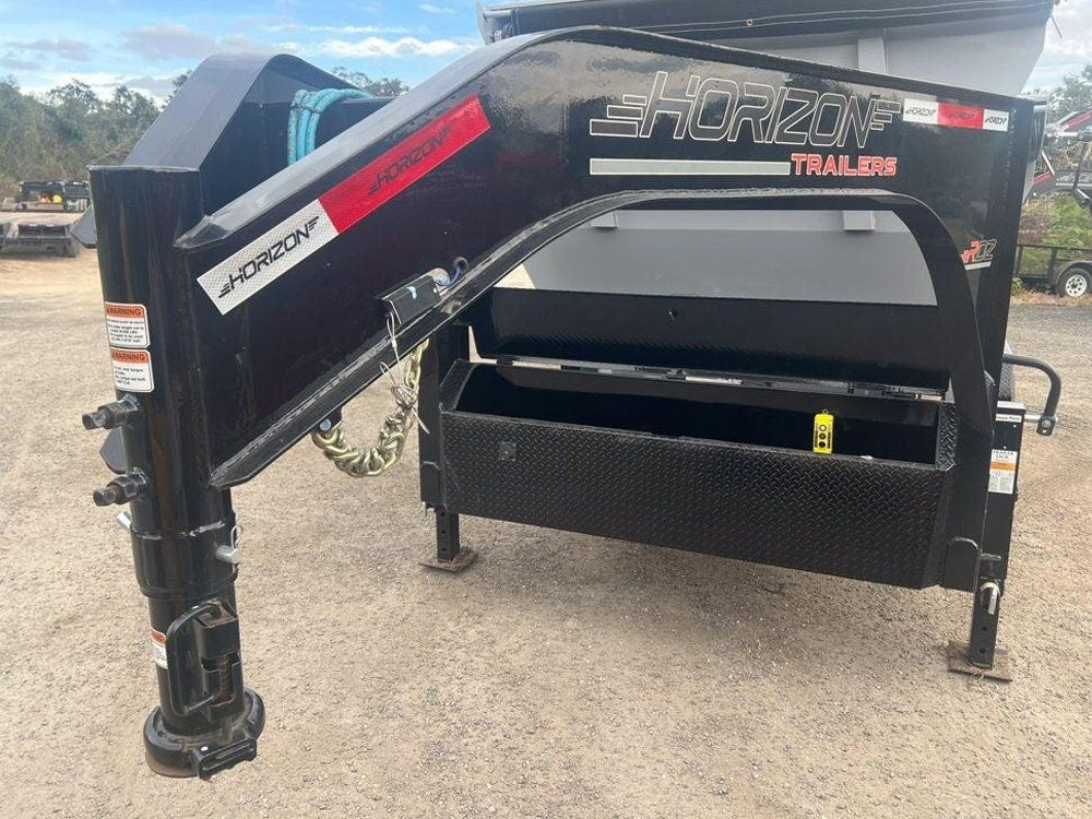 Horizon 14' RDZ GN Roll off Bundle (2) 7k Axles + 1 Bins w/ 4' Walls - Roll Off Packages/RO 14' Gooseneck - Stryker Dealership Group