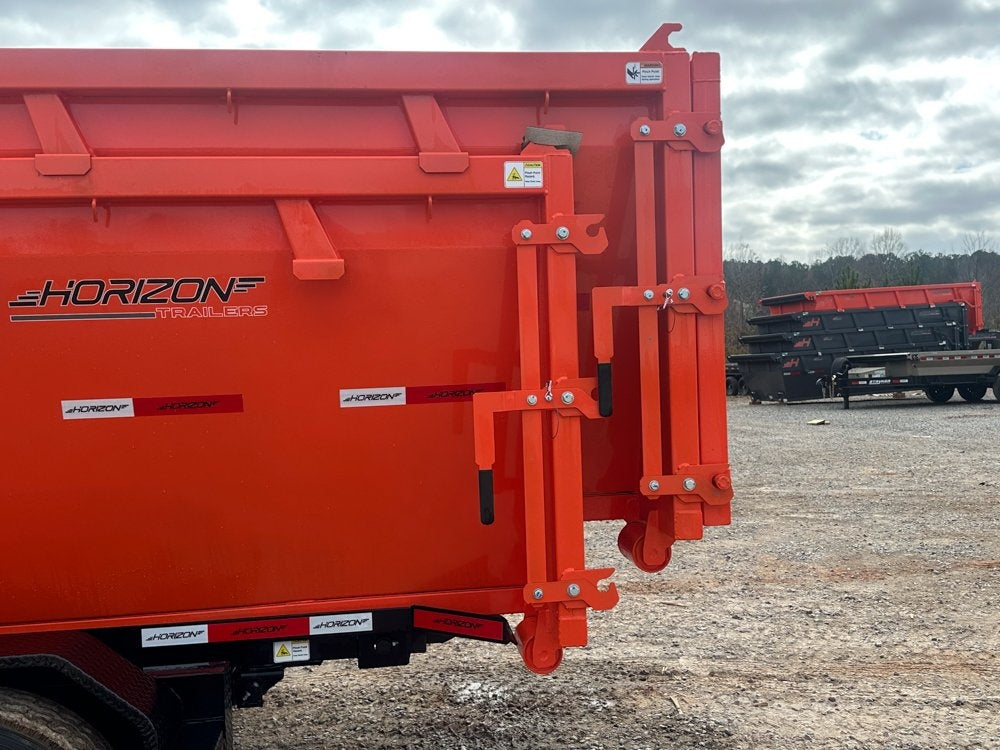 Horizon 14' RDZ GN Roll off Bundle (2) 7k Axles + 2 Bins w/ 4' Walls - Roll Off Packages/RO 14' Gooseneck - Stryker Dealership Group