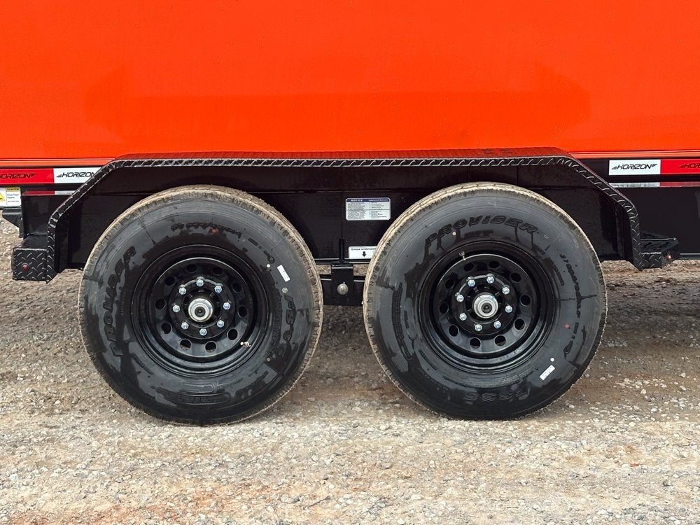 Horizon 14' RDZ GN Roll off Bundle (2) 7k Axles + 2 Bins w/ 4' Walls - Roll Off Packages/RO 14' Gooseneck - Stryker Dealership Group