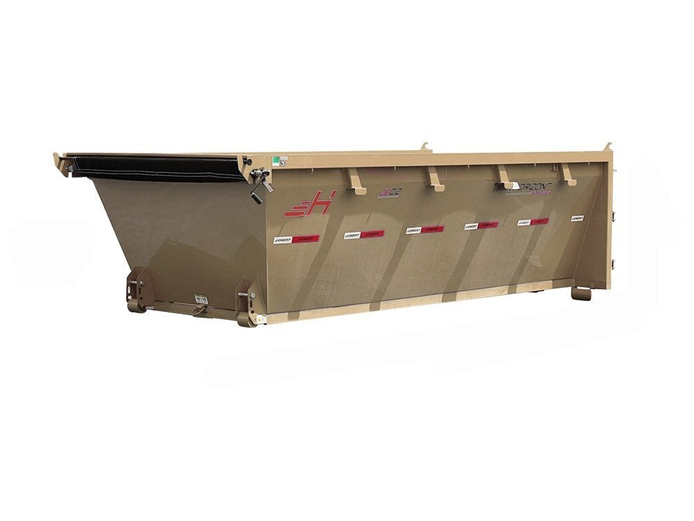 Horizon 14' RDZ GN Roll off Bundle (2) 7k Axles + 3 Bins w/ 4' Walls - Roll Off Packages - Stryker Dealership Group
