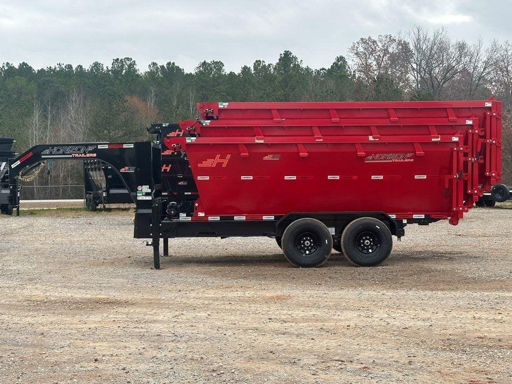 Horizon 14' RDZ GN Roll off Bundle (2) 7k Axles + 3 Bins w/ 4' Walls - Roll Off Packages - Stryker Dealership Group