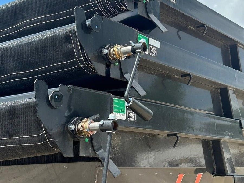 Horizon 14' RDZ GN Roll off Bundle (2) 7k Axles + 3 Bins w/ 4' Walls HZN14GN7K4FTEDZ3BLKMI - Ghost ROP - Stryker Dealership Group