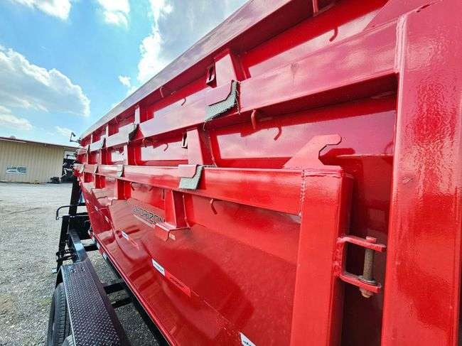 Horizon 14' RDZ GN Roll off Bundle (2) 7k Axles + 3 Bins w/ 4' Walls HZN14GN7K4FTEDZ3ORANGEFL - Ghost ROP - Stryker Dealership Group