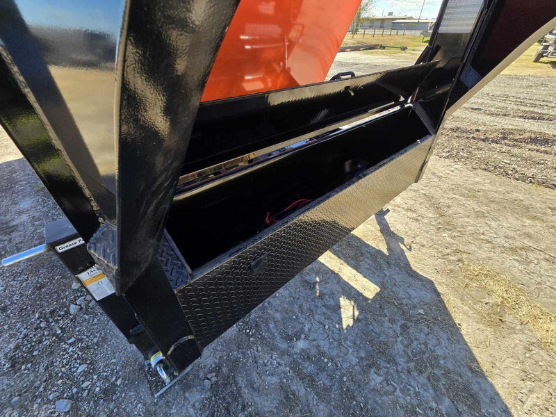 Horizon 14' RDZ GN Roll off Bundle (2) 7k Axles + 3 Bins w/ 4' Walls HZN14GN7K4FTEDZ3ORANGEMI - Ghost ROP - Stryker Dealership Group