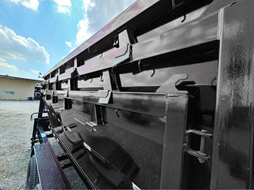Horizon 14' RDZ GN Roll off Bundle (2) 8k Axles + 3 Bins w/ 6' Walls HZN14GN8K6FTEDZ3BLKAL - Ghost ROP - Stryker Dealership Group
