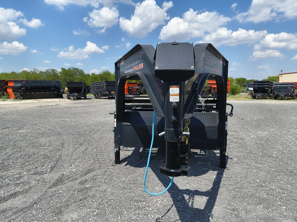 Horizon 16' HRD GN Roll off Bundle (2) 10k Axles + 1 16' ROZ Roll Off Deck - Roll Off Packages/16' Gooseneck - Stryker Dealership Group