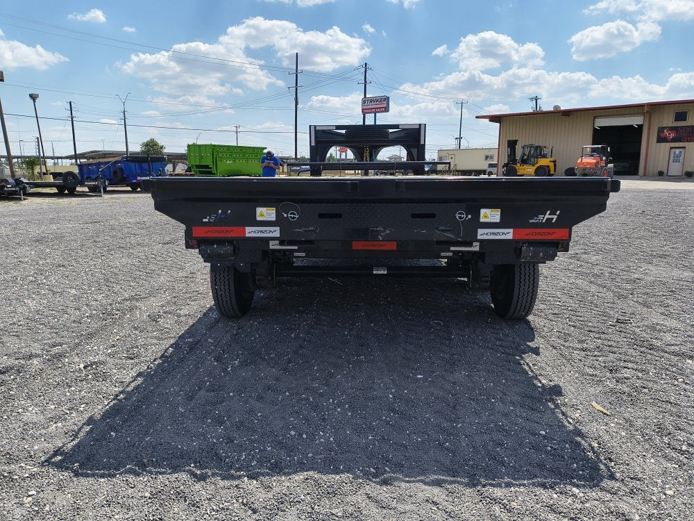 Horizon 16' HRD GN Roll off Bundle (2) 10k Axles + 1 16' ROZ Roll Off Deck - Roll Off Packages/16' Gooseneck - Stryker Dealership Group