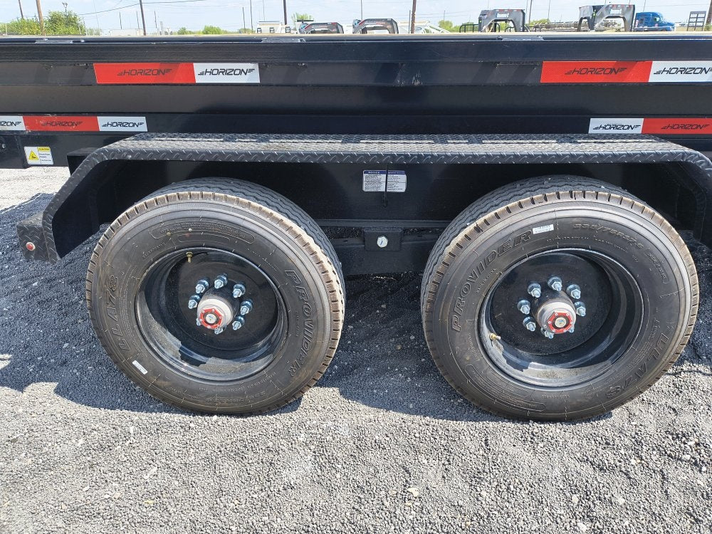 Horizon 16' HRD GN Roll off Bundle (2) 10k Axles + 1 16' ROZ Roll Off Deck - Roll Off Packages/16' Gooseneck - Stryker Dealership Group