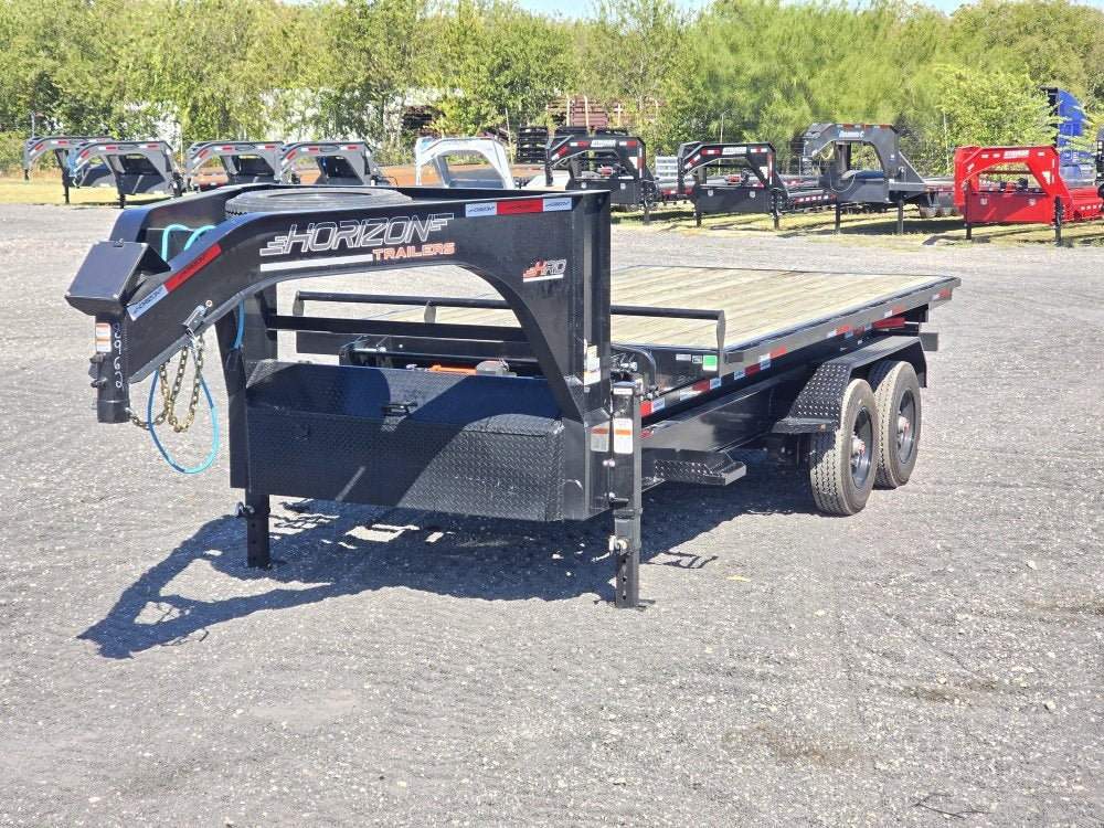 Horizon 16' HRD GN Roll off Bundle (2) 10k Axles + 1 16' ROZ Roll Off Deck - Roll Off Packages/RO 16' Gooseneck - Stryker Dealership Group