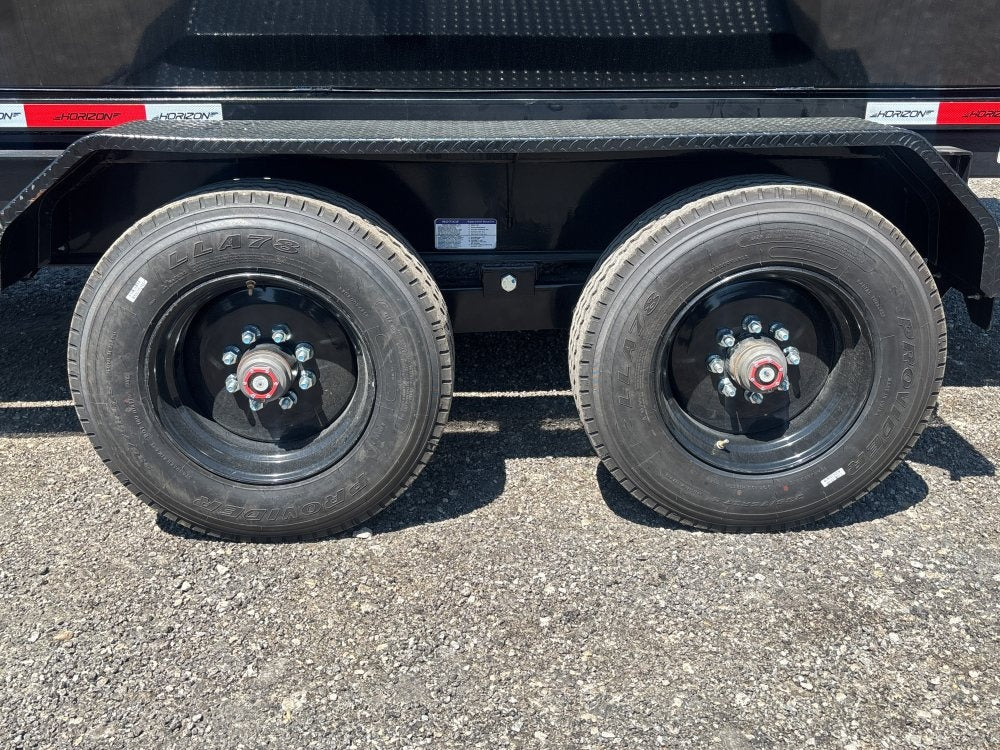 Horizon 16' HRD GN Roll off Bundle (2) 10k Axles + 2 Bins w/ 6' Walls - Roll Off Packages/16' Gooseneck - Stryker Dealership Group