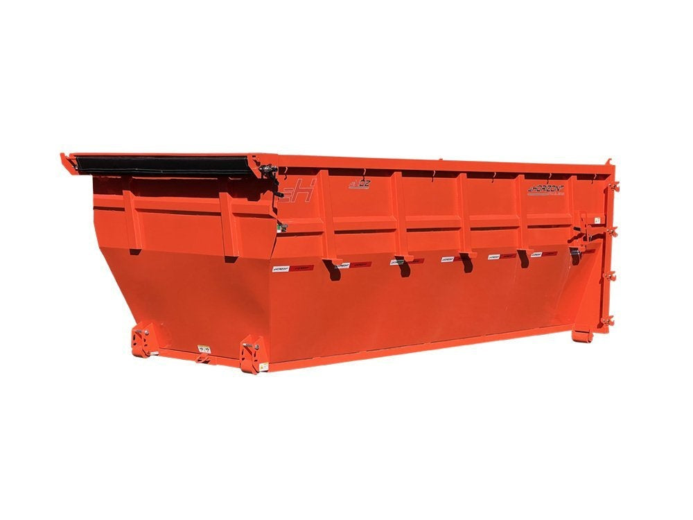 Horizon 16' HRD GN Roll off Bundle (2) 10k Axles + 2 Bins w/ 6' Walls - Roll Off Packages/16' Gooseneck - Stryker Dealership Group