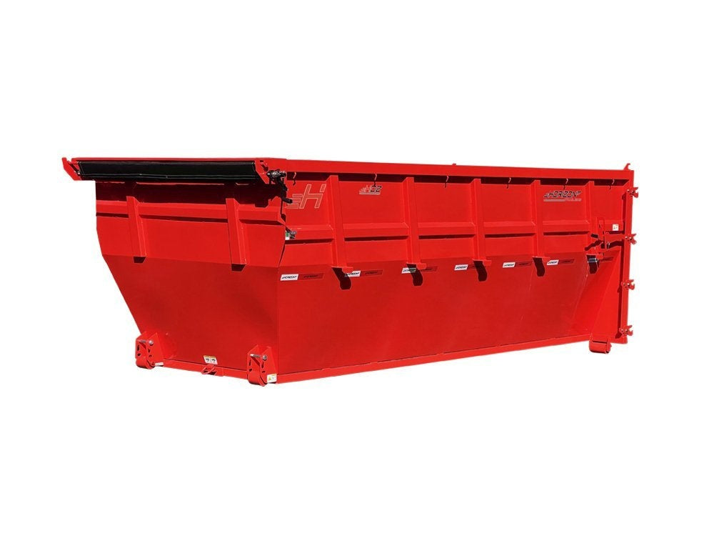 Horizon 16' HRD GN Roll off Bundle (2) 10k Axles + 2 Bins w/ 6' Walls - Roll Off Packages/16' Gooseneck - Stryker Dealership Group
